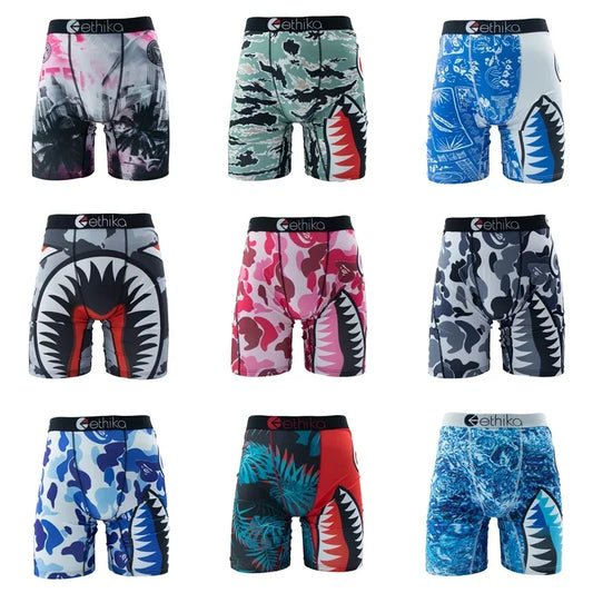 ETHIKA Men's Boxer Shorts in Nylon and Polyester