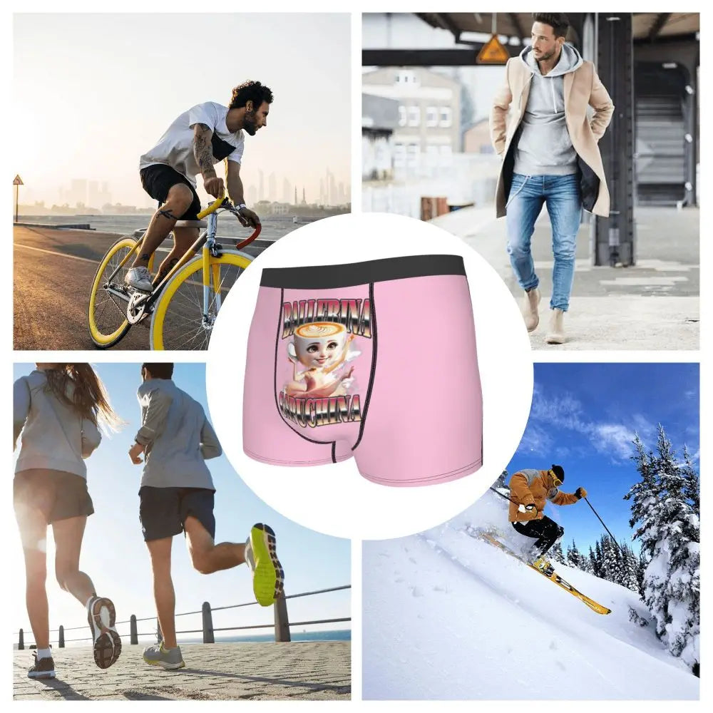 Men's Boxer Shorts Brr Brr Patapim Funny Italian Brainrot