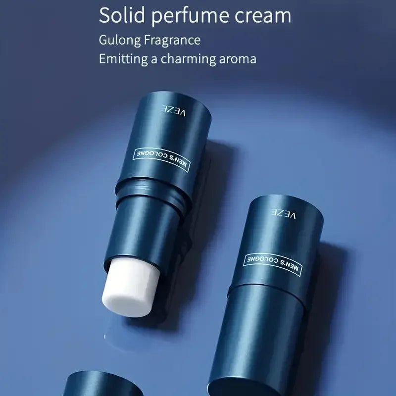 Men's Solid Cologne Balm Portable Stick for All-Over Use