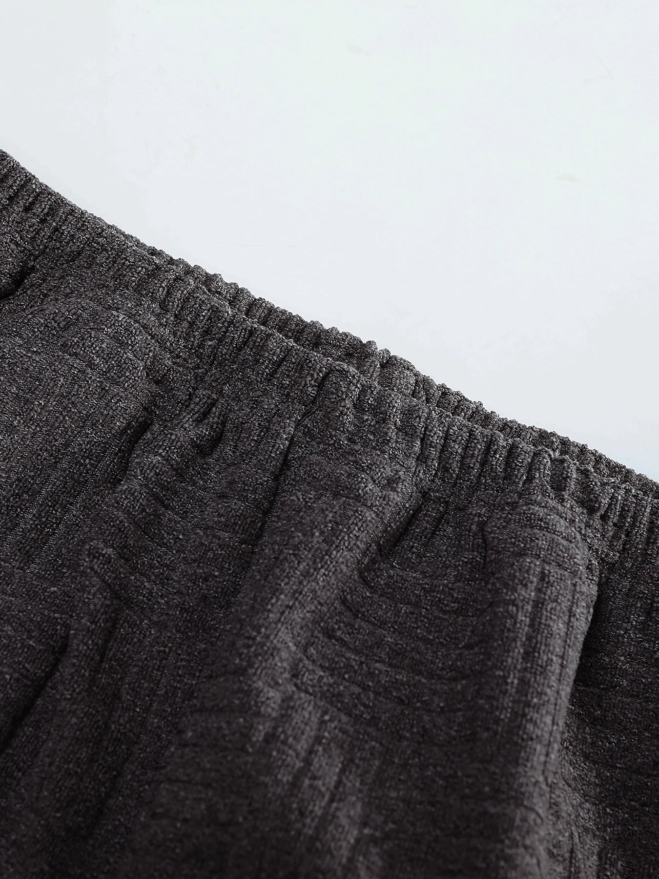 Men's Textured Plaid Bathrobe & Pajama Pants Loungewear Set 2 Piece Spring Autumn Thickened Belted Robe