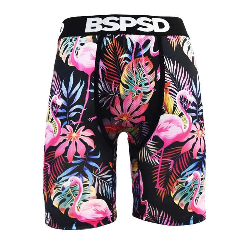 Sexy Men Underwear Boxers Breathable Mens Boxershorts Men's Panties Underpants Plus Size Fashion Print Man Boxers Briefs Trunks