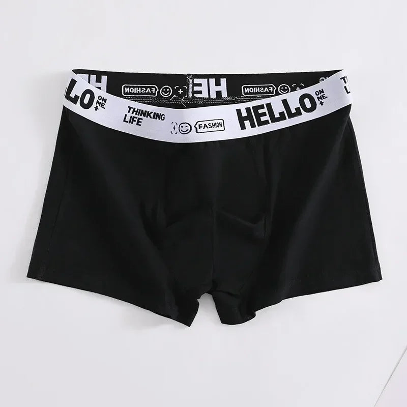 Men's Cotton Boxer Shorts Comfortable Breathable Underwear