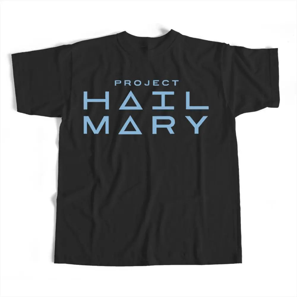 Mens T Shirt Project Hail Mary Print Summer Tee Harajuku Unisex Loose Fit Casual Streetwear Graphic Fashion Trend Hot Sale Cool