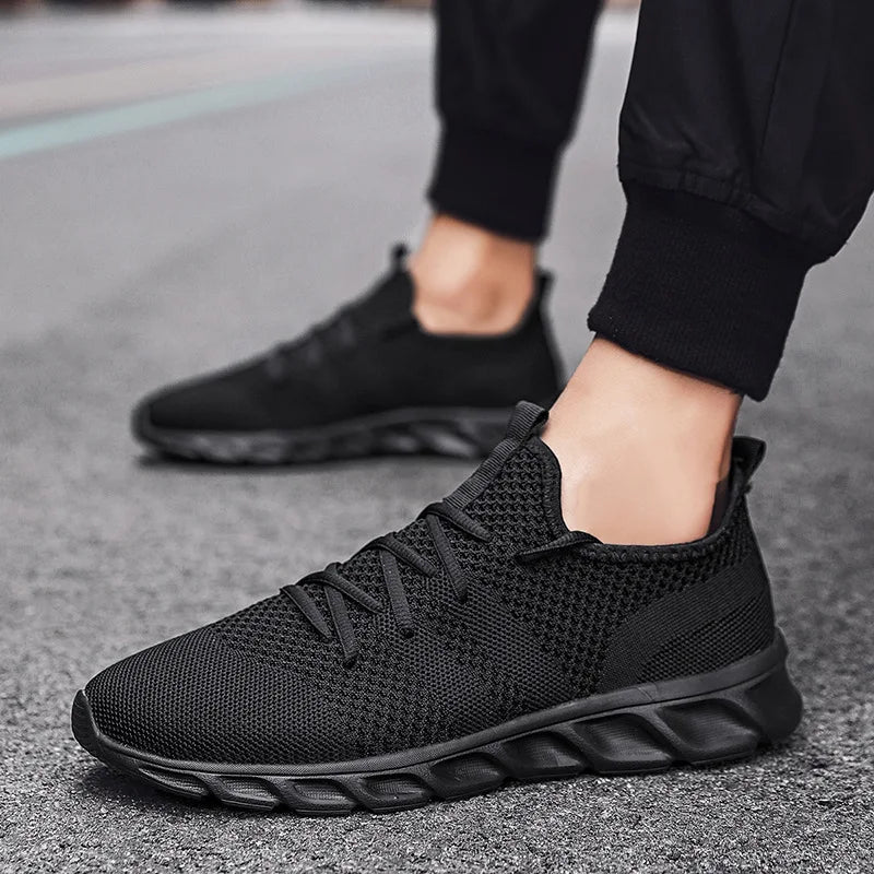 Men's Breathable Mesh Jogging Shoes Casual Sneakers