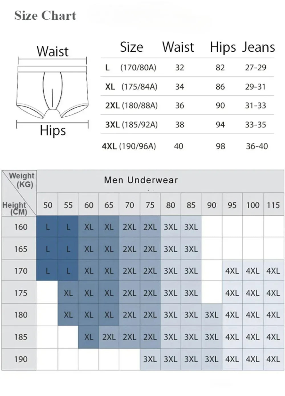 Men's Cotton Boxer Shorts with U Pouch