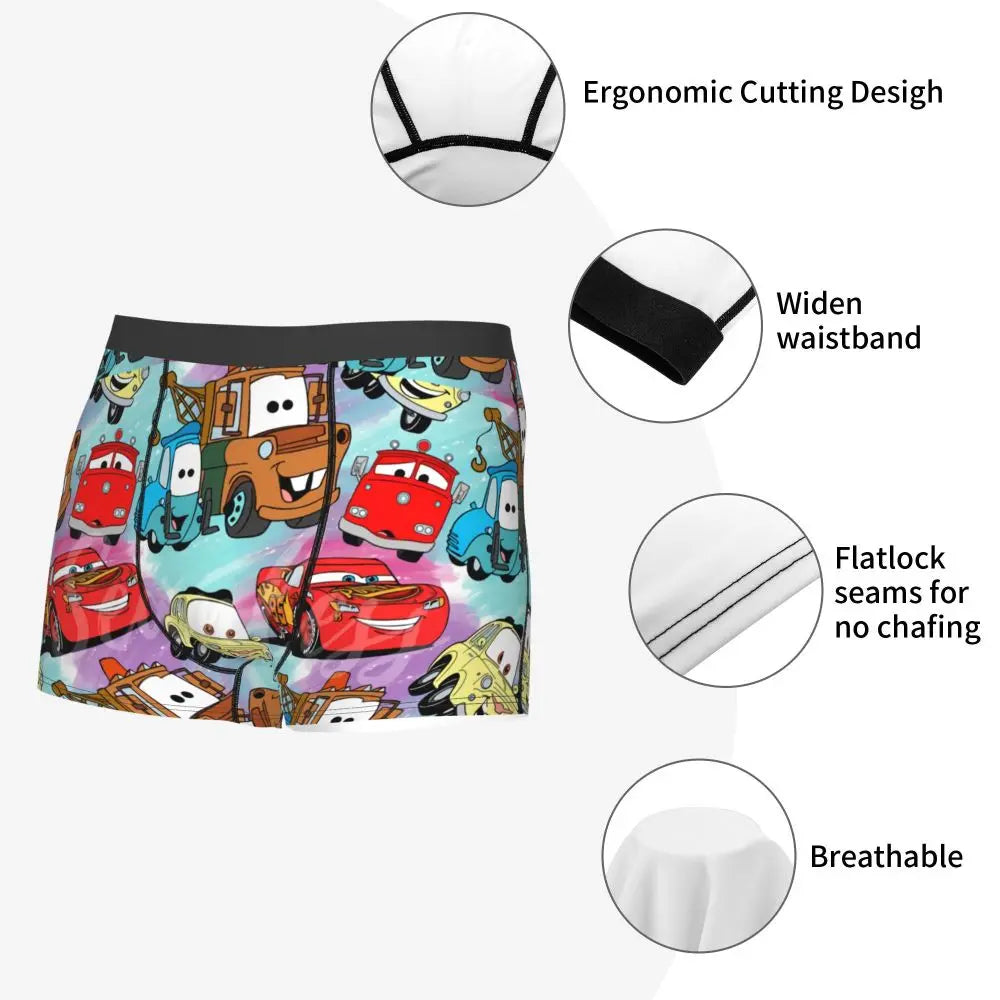 Lightning McQueen Cars Boxer Shorts for Men
