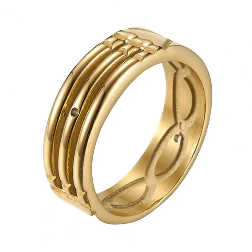 Men Fashion Ring Alloy Male Finger Ring Gift