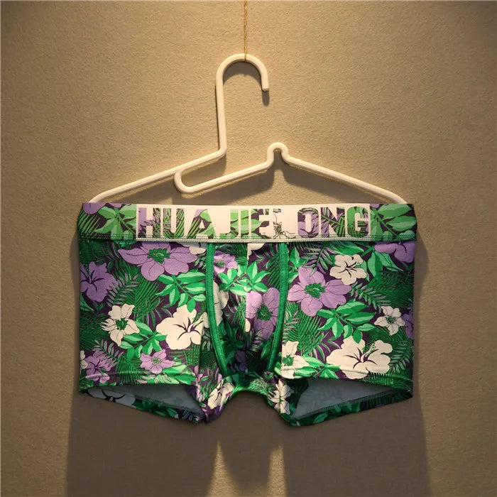 Men's Cotton Boxer Shorts Floral Print XXXL