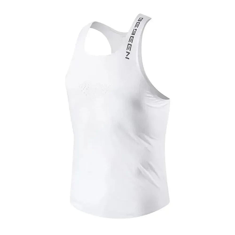 Mens Vest Mesh Breathable Quick Dry Outdoor Sports Sleeveless Top Lightweight Slim Fit Tank Top Men'S Fashion Summer New