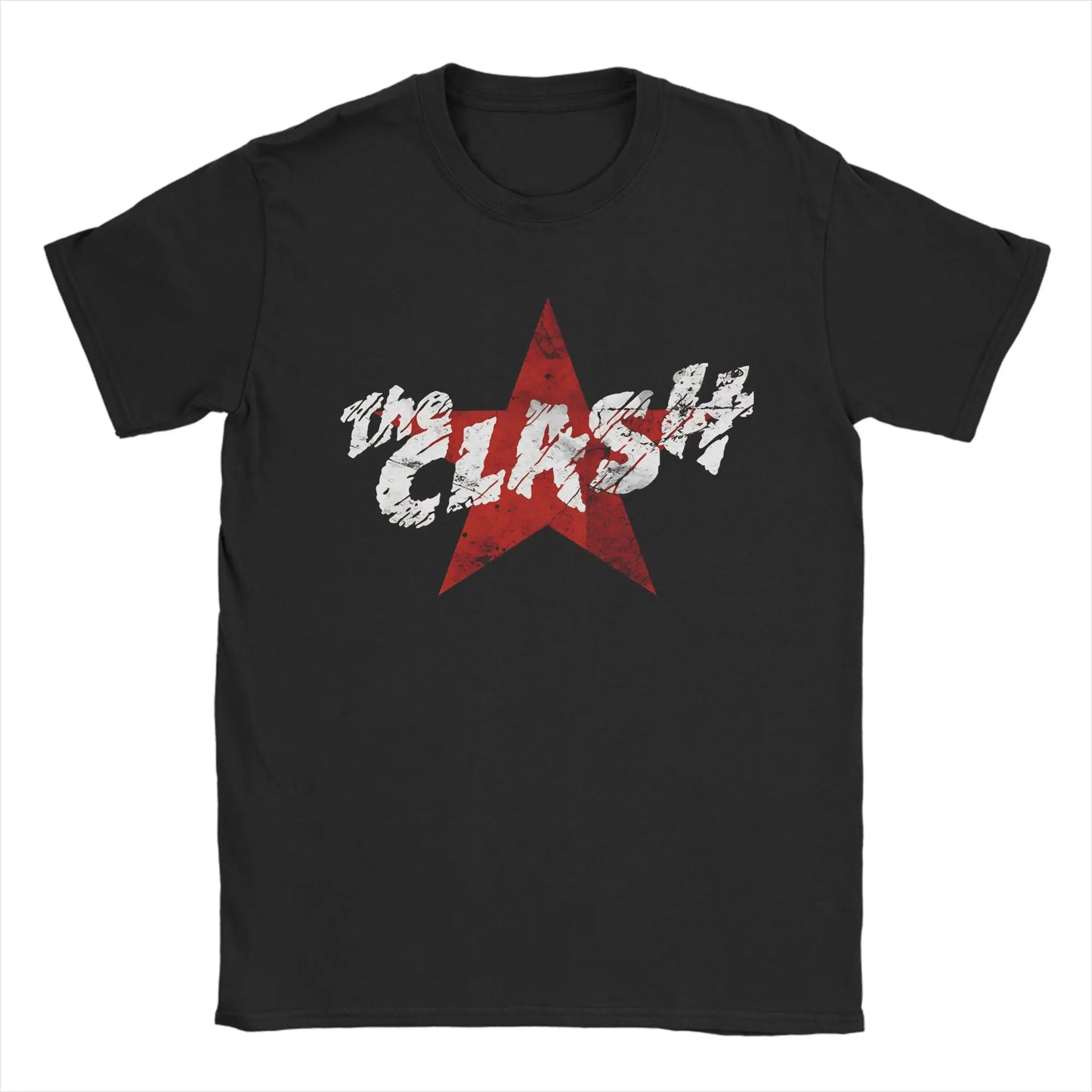 Mens Womens The Clash London Calling T Shirt Pure Cotton Print Tee Shirts  Top Clothing