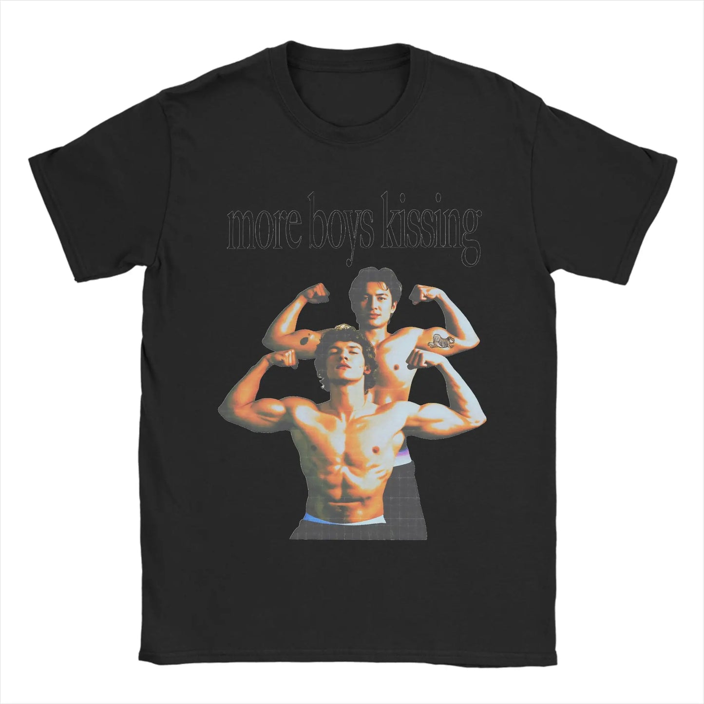 Mens T Shirt More Boy Kissing T-Shirts Hip Hop Heated Rivalry Beach Tee Shirt Y2K Basic Print Cotton Clothes Gift Idea
