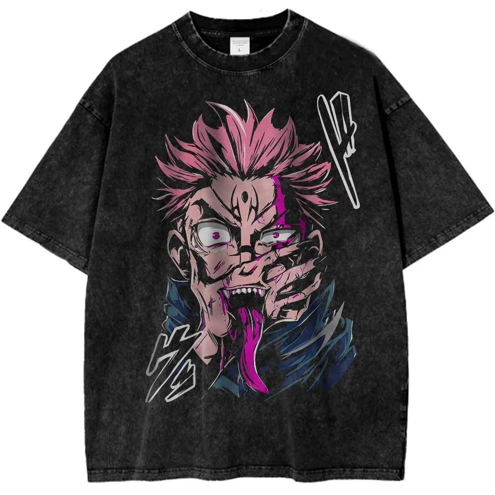 Anime Jujutsu Kaisen Ryomen Sukuna Graphic Tee