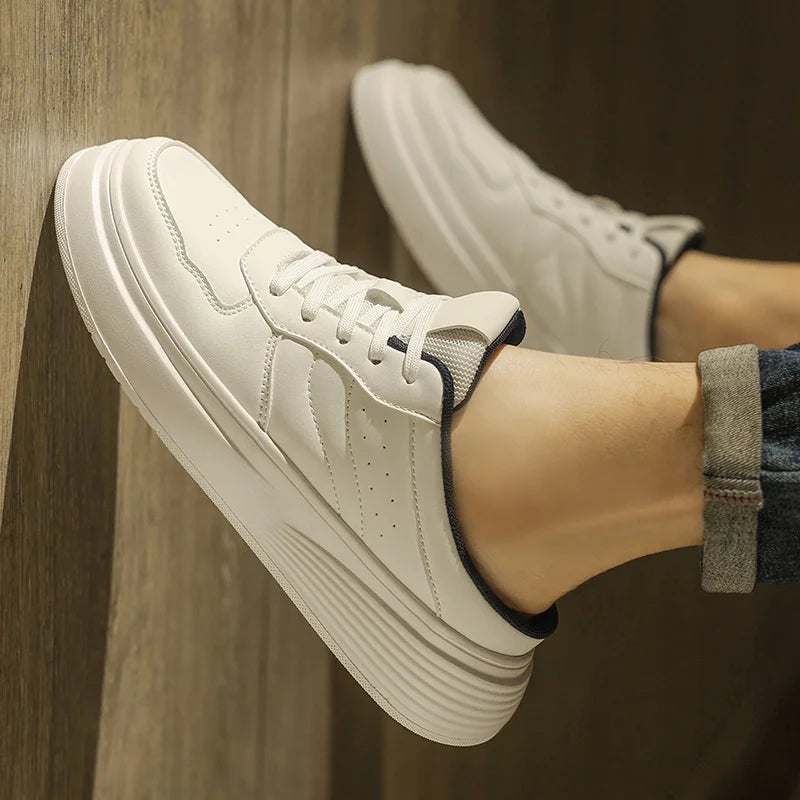 Men's Casual PU Slippers for Outdoor Use