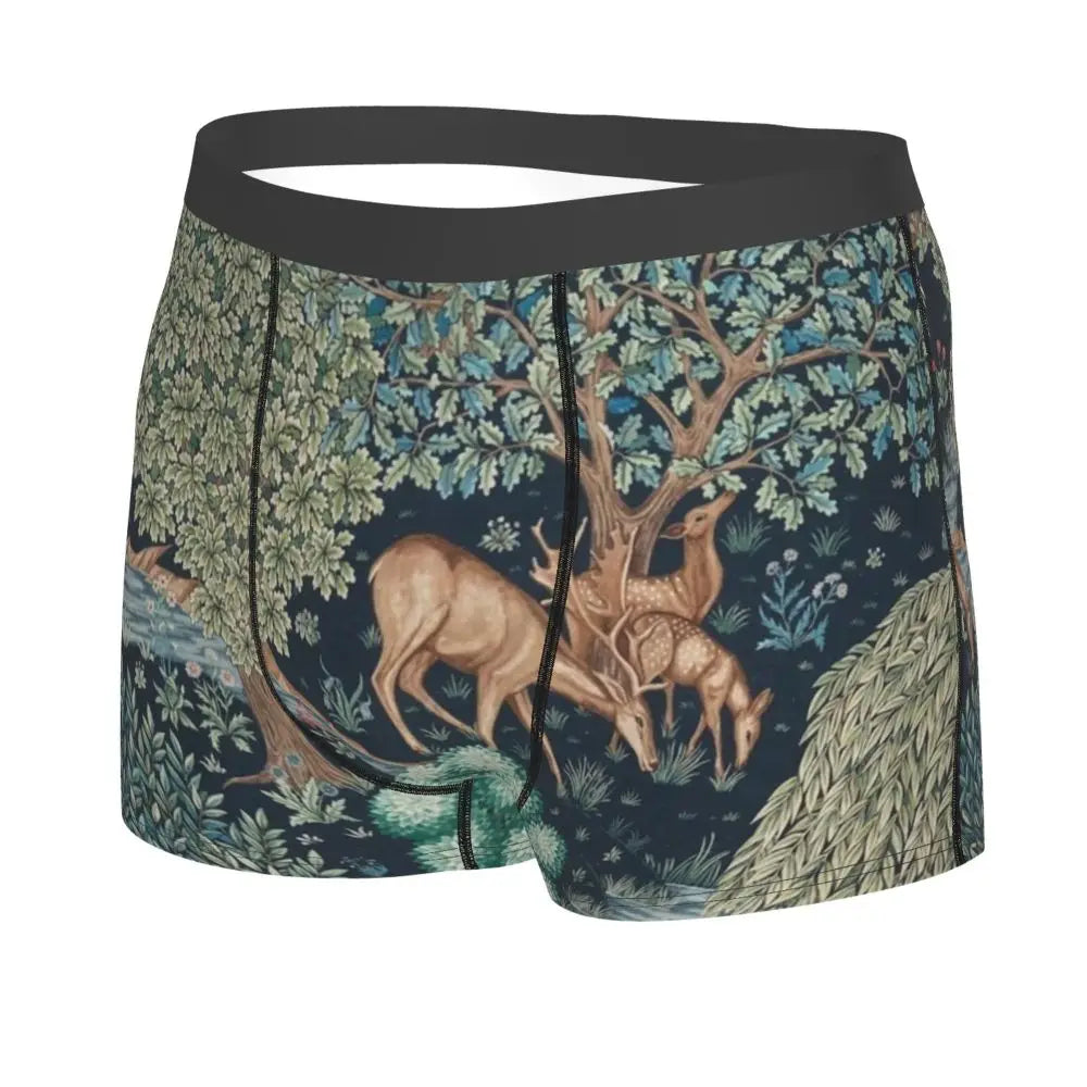 Breathable Cotton Polyester Boxer Shorts for Men