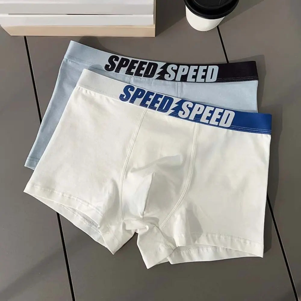 Plus Size Men's Boxer Briefs 3PCS Cotton