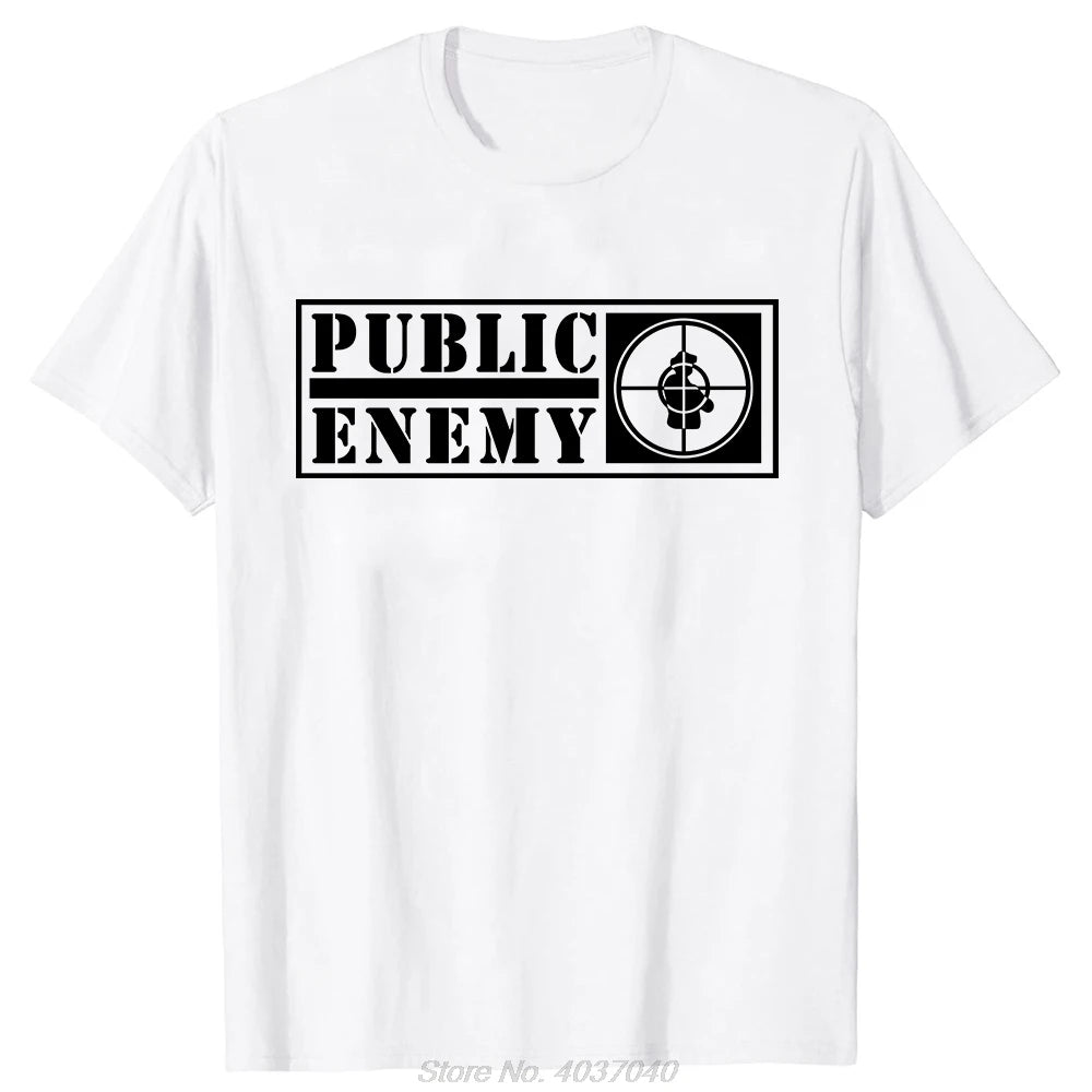 Public Enemy Cotton T-Shirt for Men