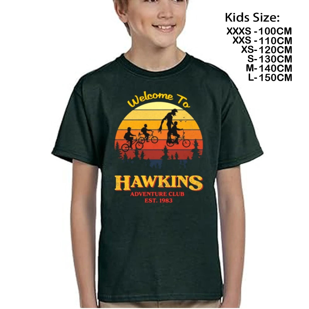 Hawkins Demogorgon Cotton T-Shirt for Boys