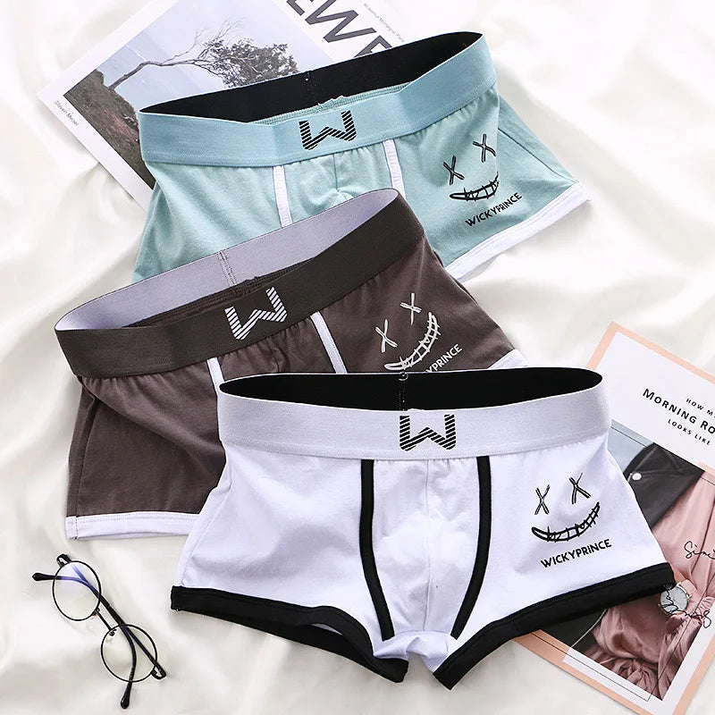Men's Cotton Boxer Shorts 3pcs Set