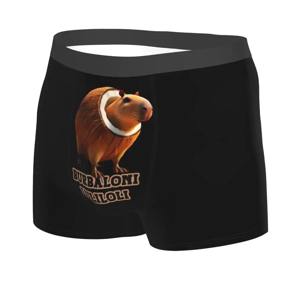 Men's Boxer Shorts Brr Brr Patapim Funny Italian Brainrot