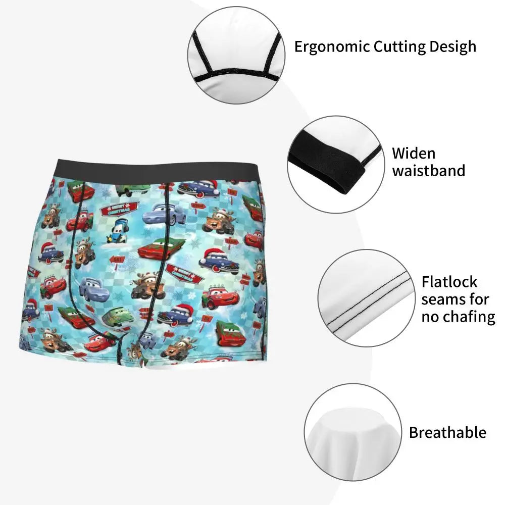 Lightning McQueen Cars Boxer Shorts for Men