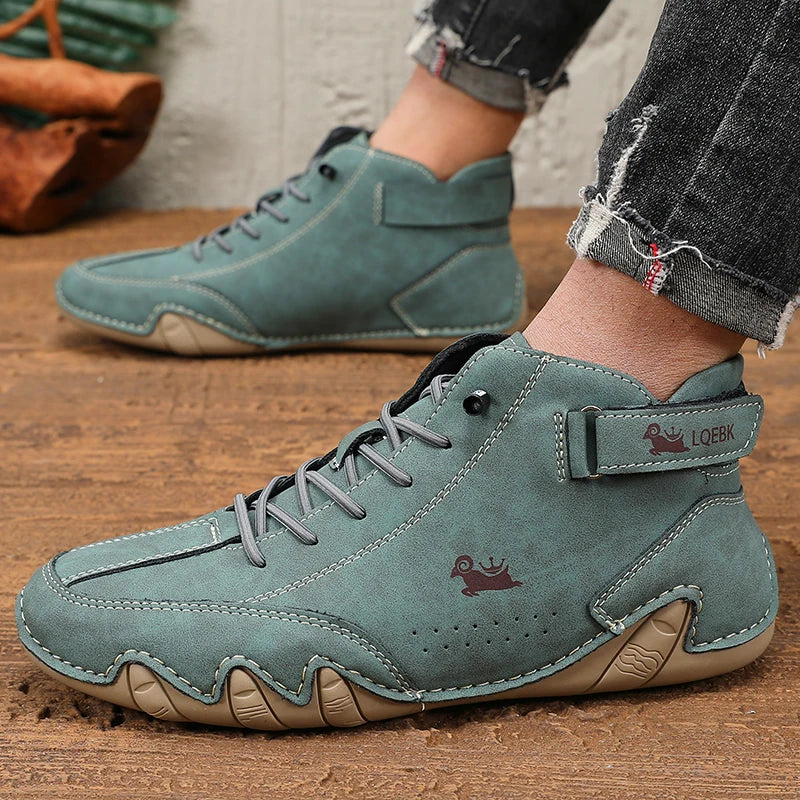 Men's High Top Ankle Boots Breathable Casual Shoes