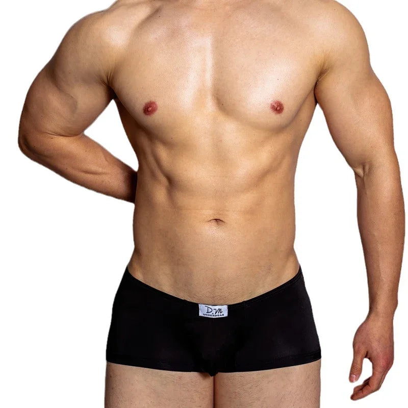 Men's Silk Smooth Low-Rise Boxer Shorts