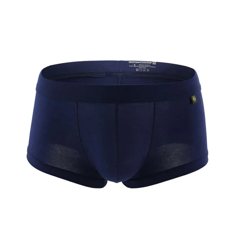 Men's Modal Boxer Shorts Low Waist Trunks