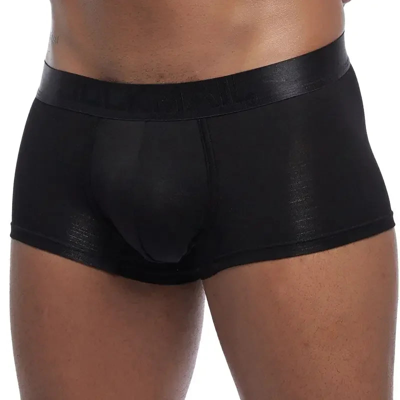 Mens Modal Boxer Shorts with Elastic Waist