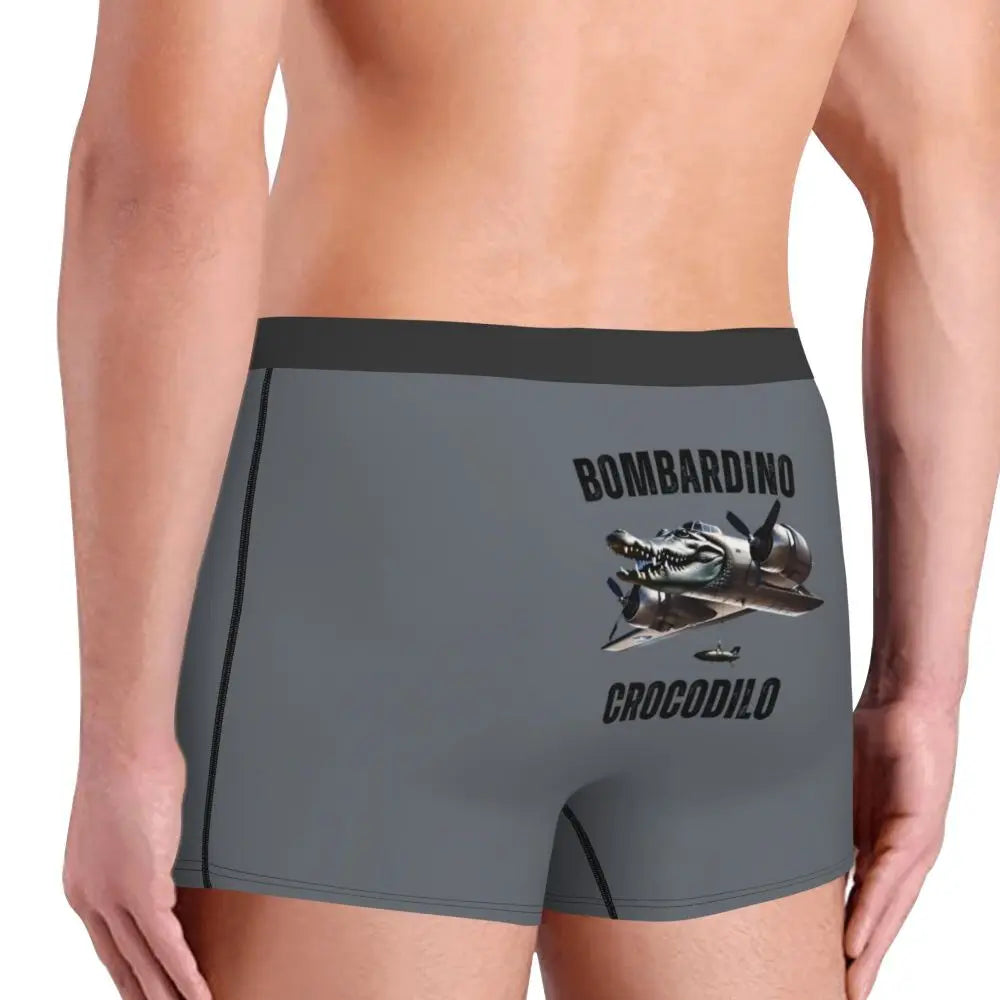Men's Boxer Shorts Brr Brr Patapim Funny Italian Brainrot