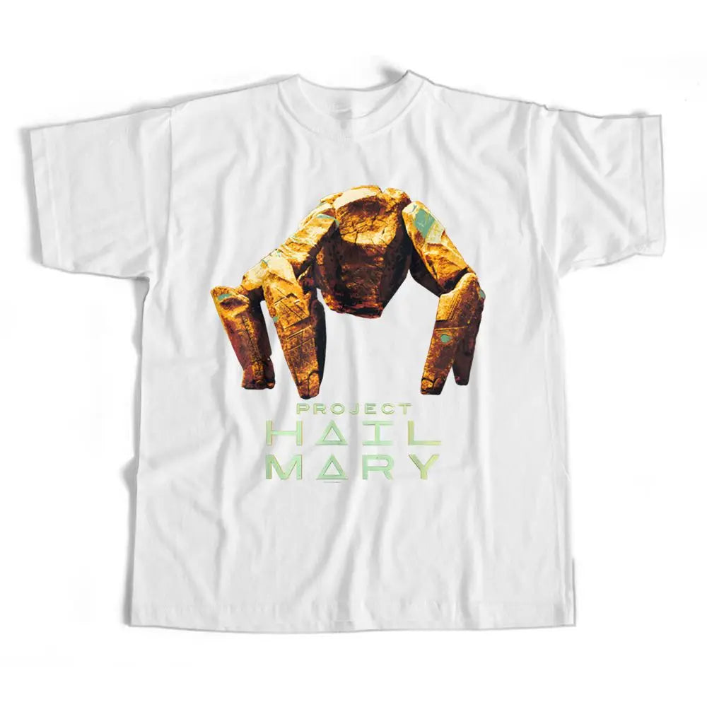 Mens T Shirt Project Hail Mary Print Summer Tee Harajuku Unisex Loose Fit Casual Streetwear Graphic Fashion Trend Hot Sale Cool