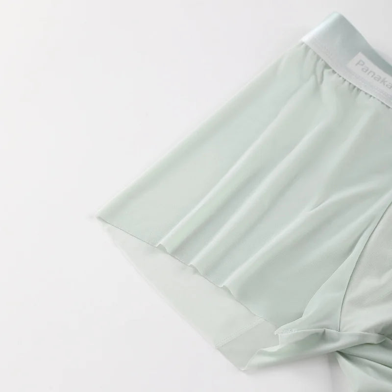 Ultra Thin Boxer Shorts for Men in Ice Silk Material