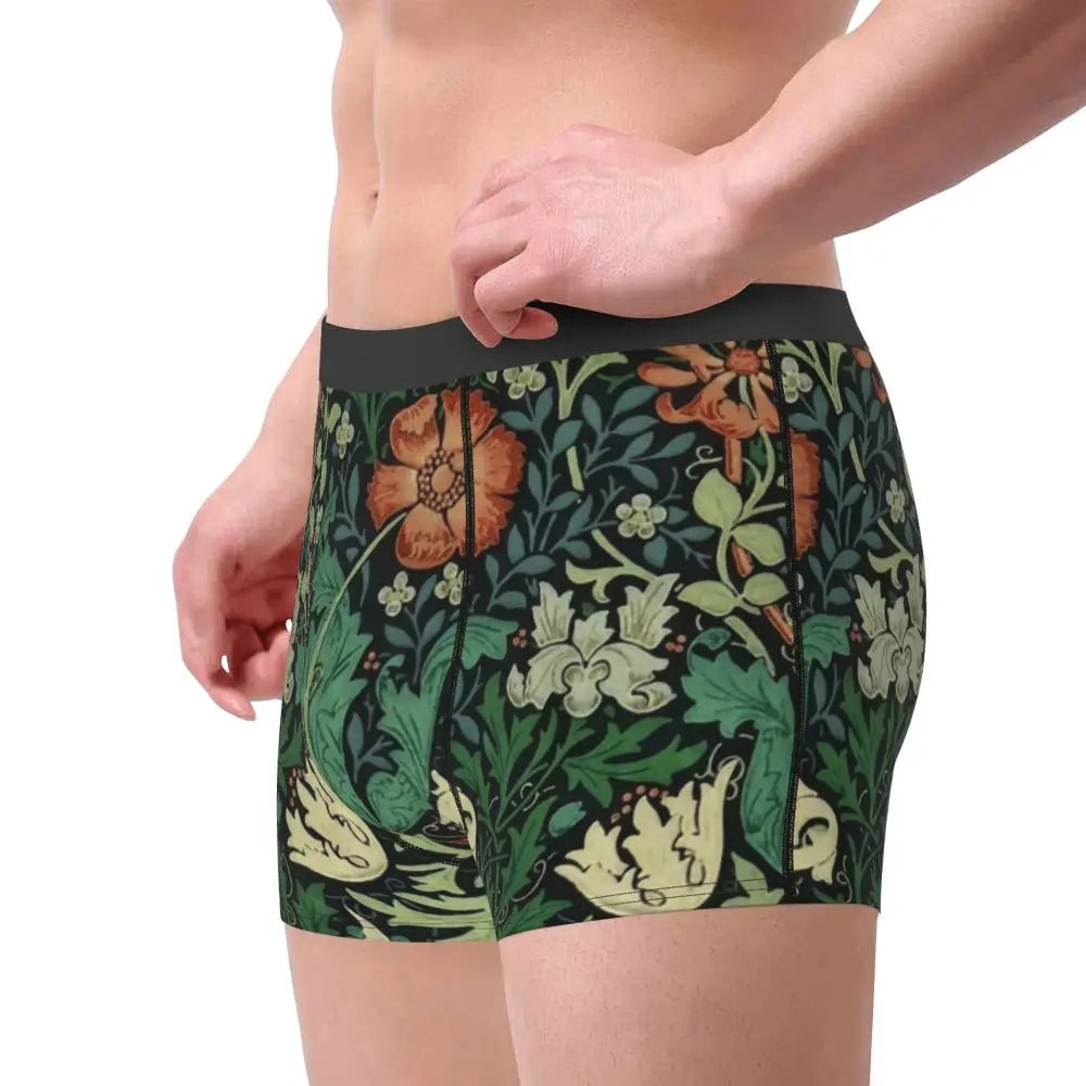 Breathable Cotton Polyester Boxer Shorts for Men
