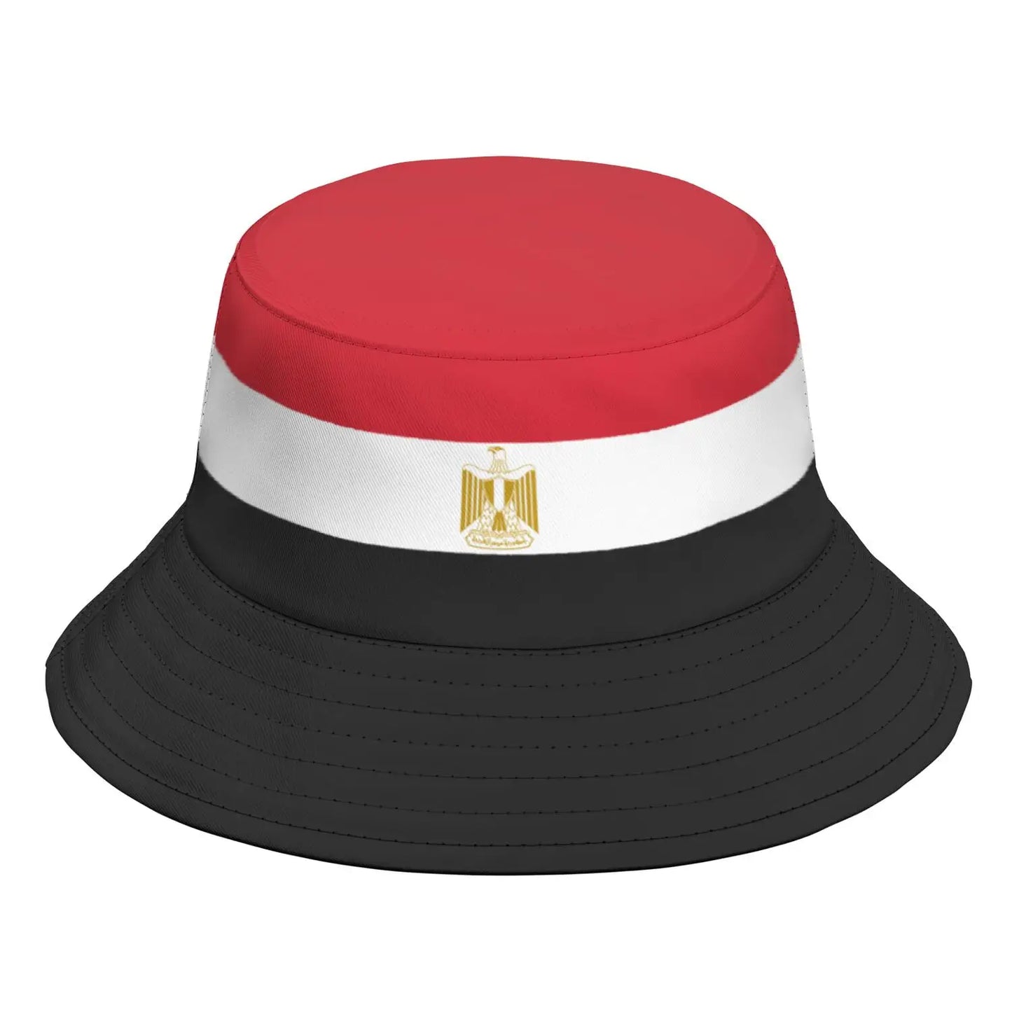 Egypt Fisherman Hats Free Custom Made Name Number Team Logo Bucket Cap Country Travel Arabic Nation Egyptian Flag Headgear