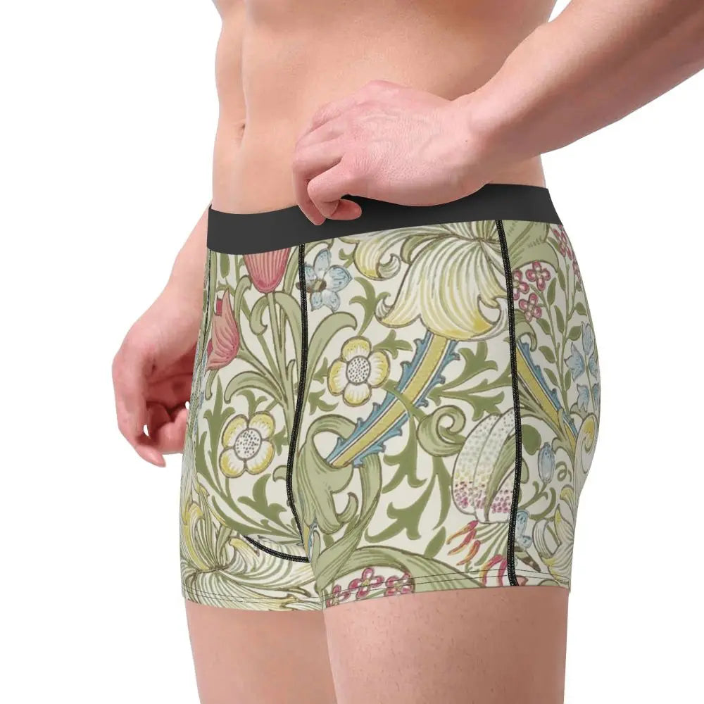Breathable Cotton Polyester Boxer Shorts for Men