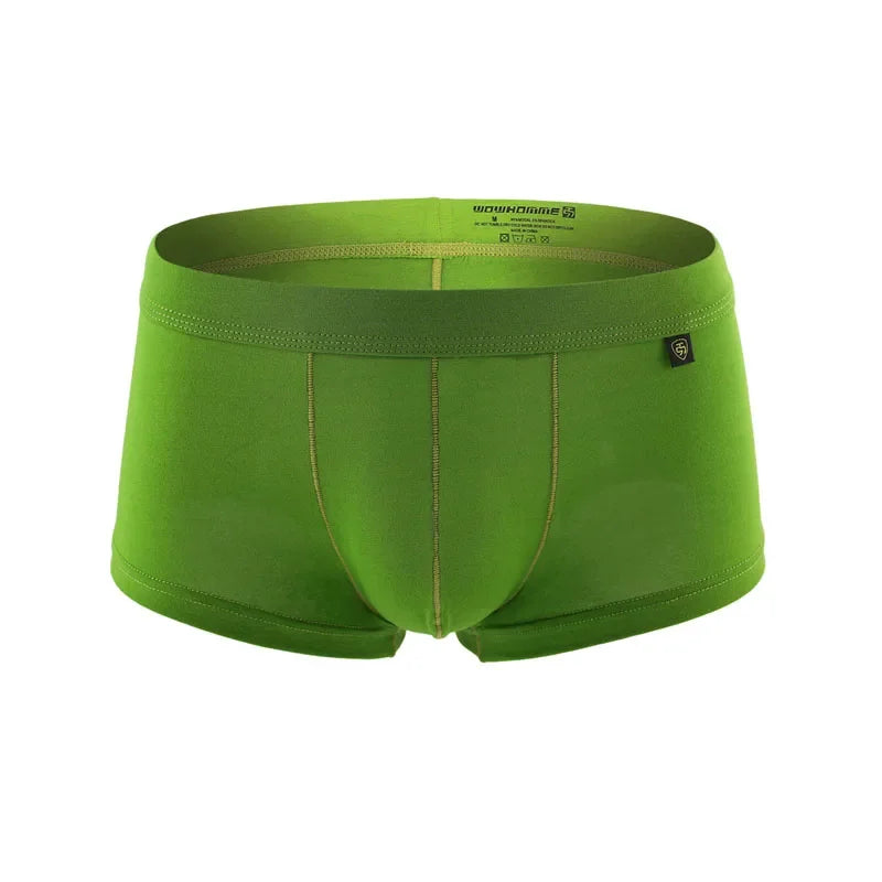 Men's Modal Boxer Shorts Low Waist Trunks