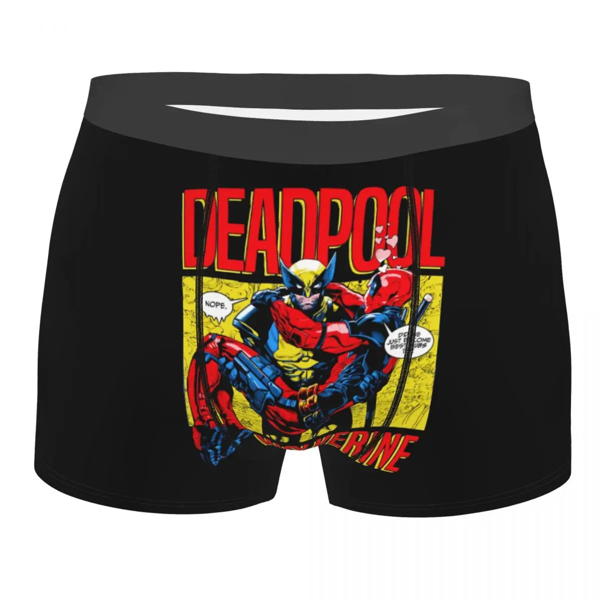 Deadpool Boxer Shorts for Men - Lycra Polyester Blend