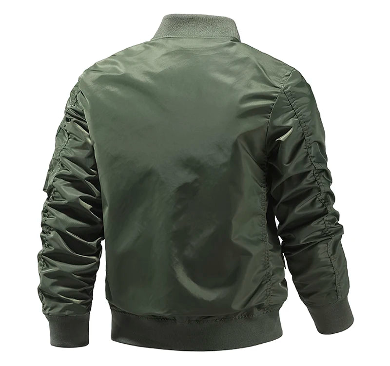 Bomber Jacket Men Winter Autumn College Camouflage Jacket