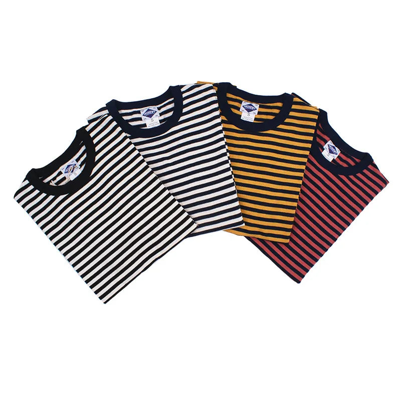 Ok8105 Men Slim Fit Color Matching T-Shirt