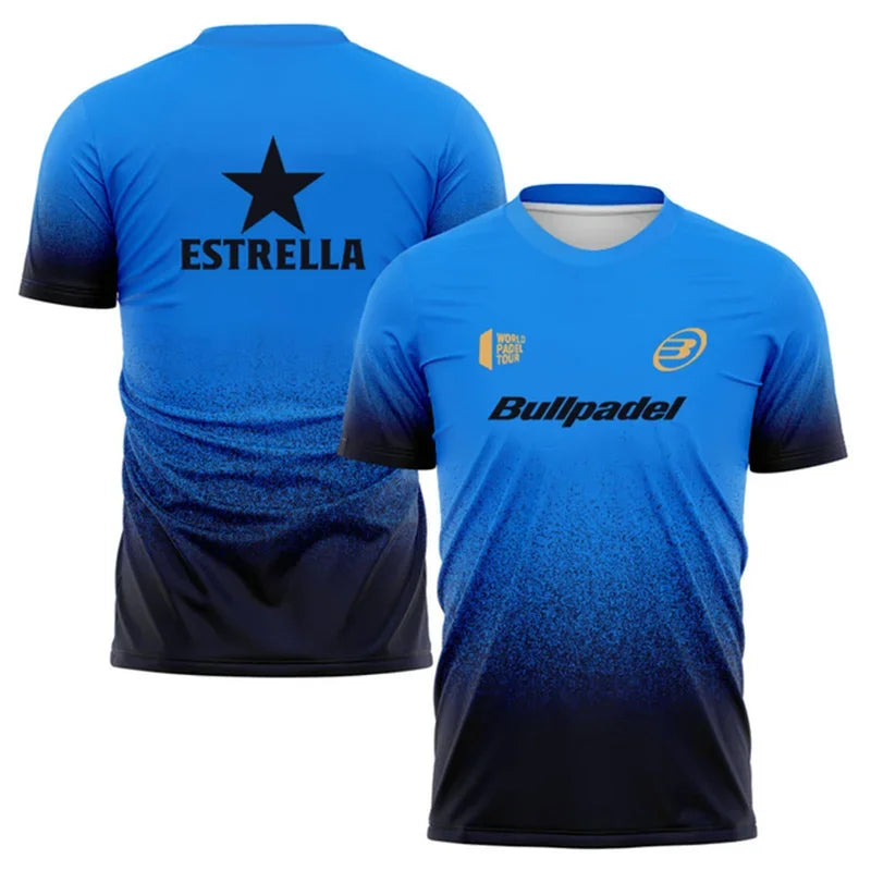 Men's Breathable Polyester T-Shirt for Summer Sports