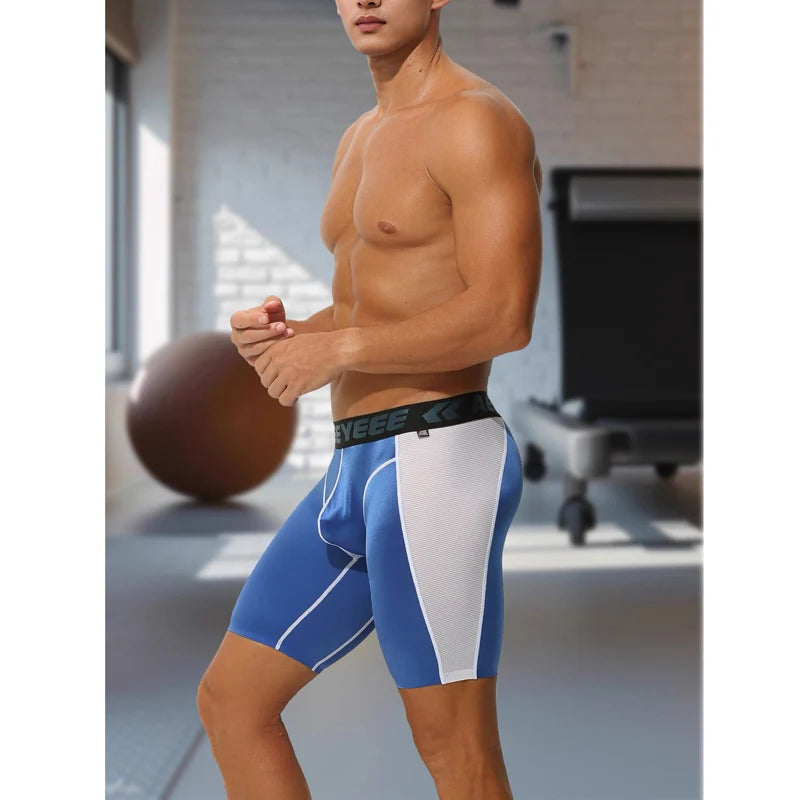Men's Boxer Shorts for Fitness Training Cycling Underwear