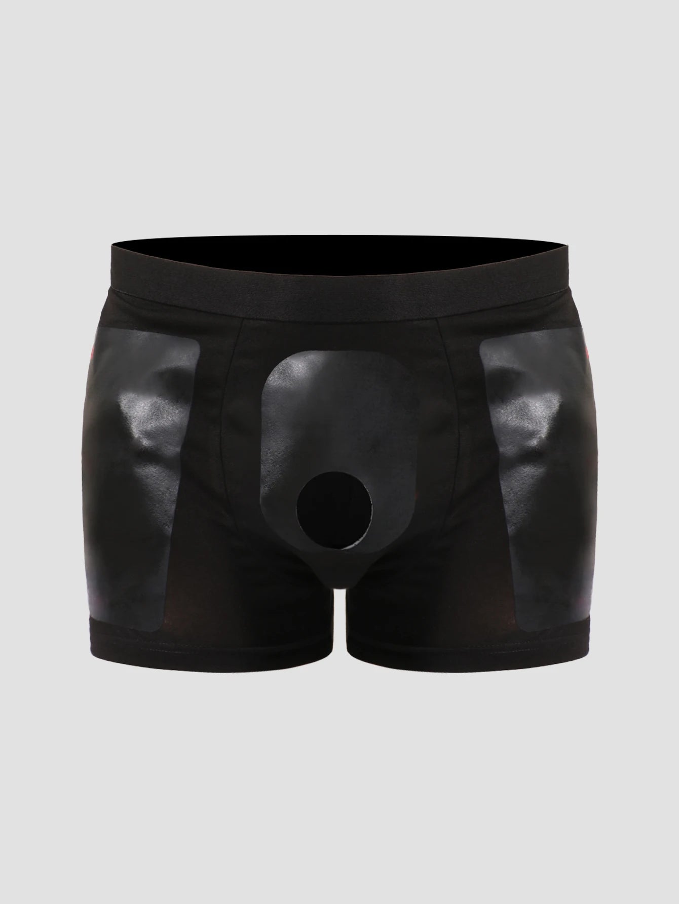 Men's Boxer Briefs with Front Opening and Breathable Comfort