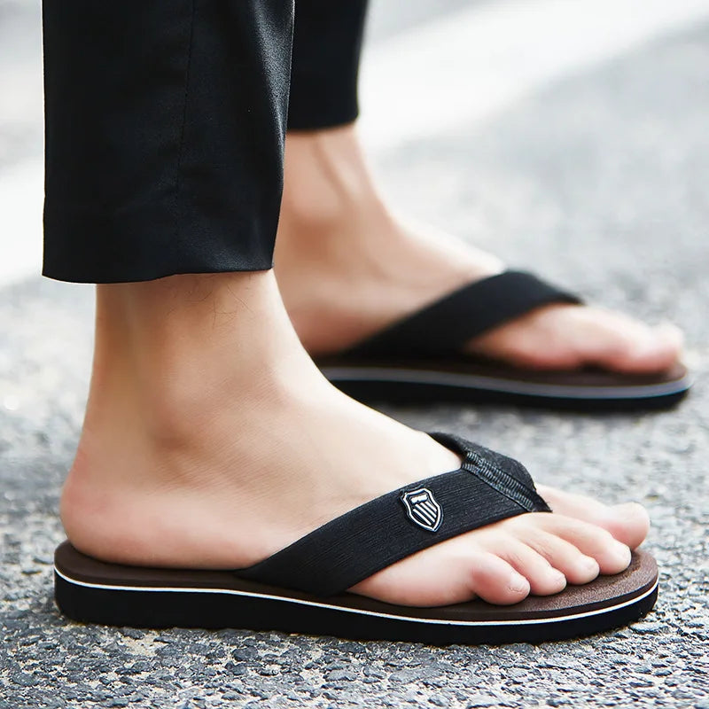 Men's Summer Beach Flip Flops Casual EVA Slippers