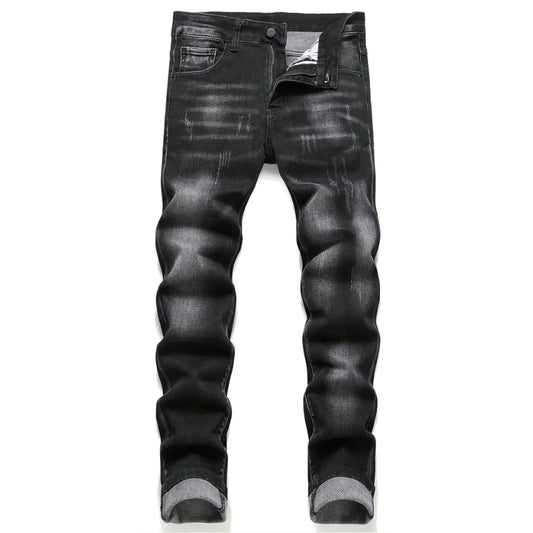 Men's Slim Fit Stretch Denim Jeans for Casual Wear