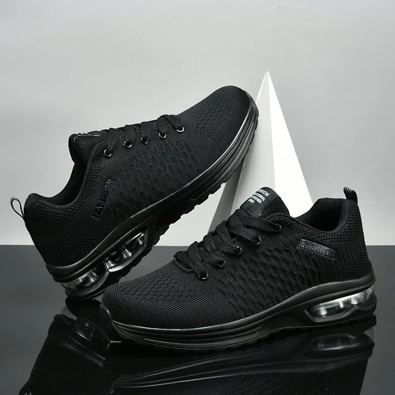 Men's Lightweight Leather Sports Shoes for Outdoor Activities