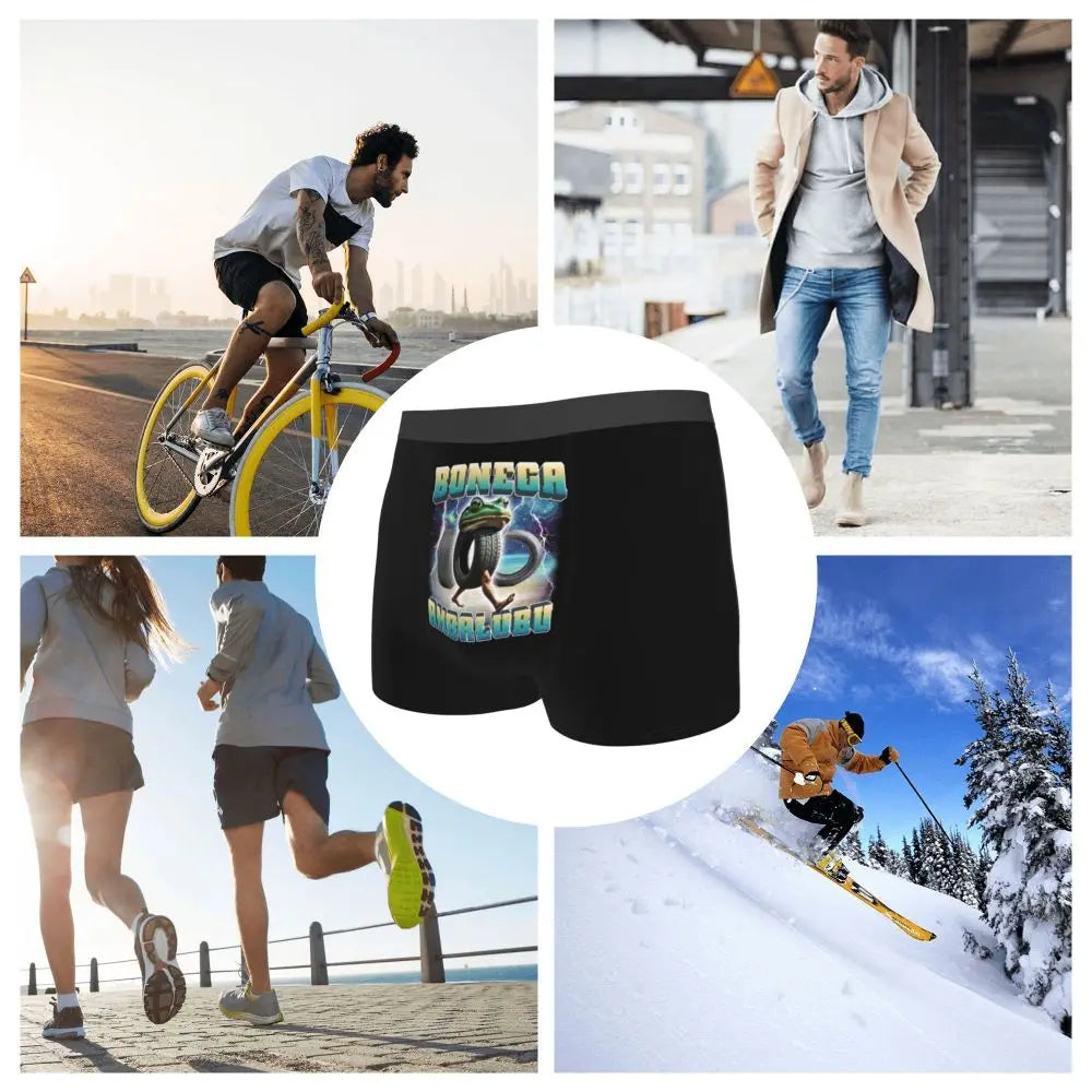 Men's Boxer Shorts Brr Brr Patapim Funny Italian Brainrot