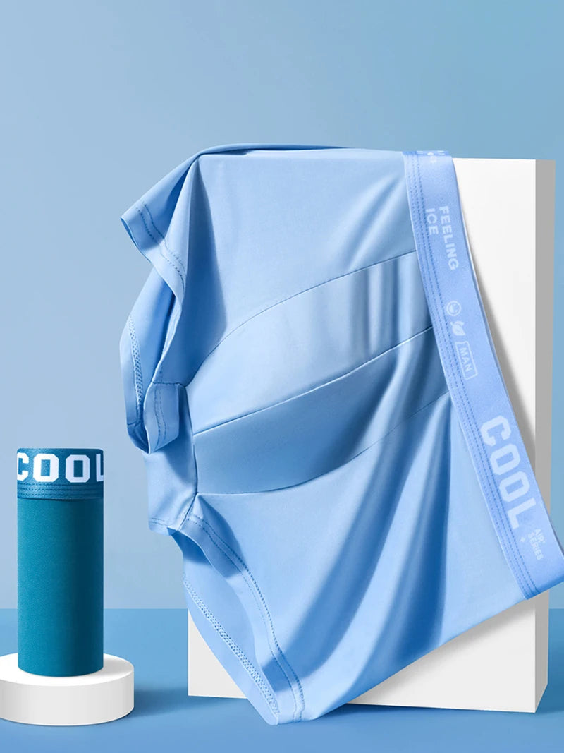 Men's Ice Silk Boxer Shorts L-6XL
