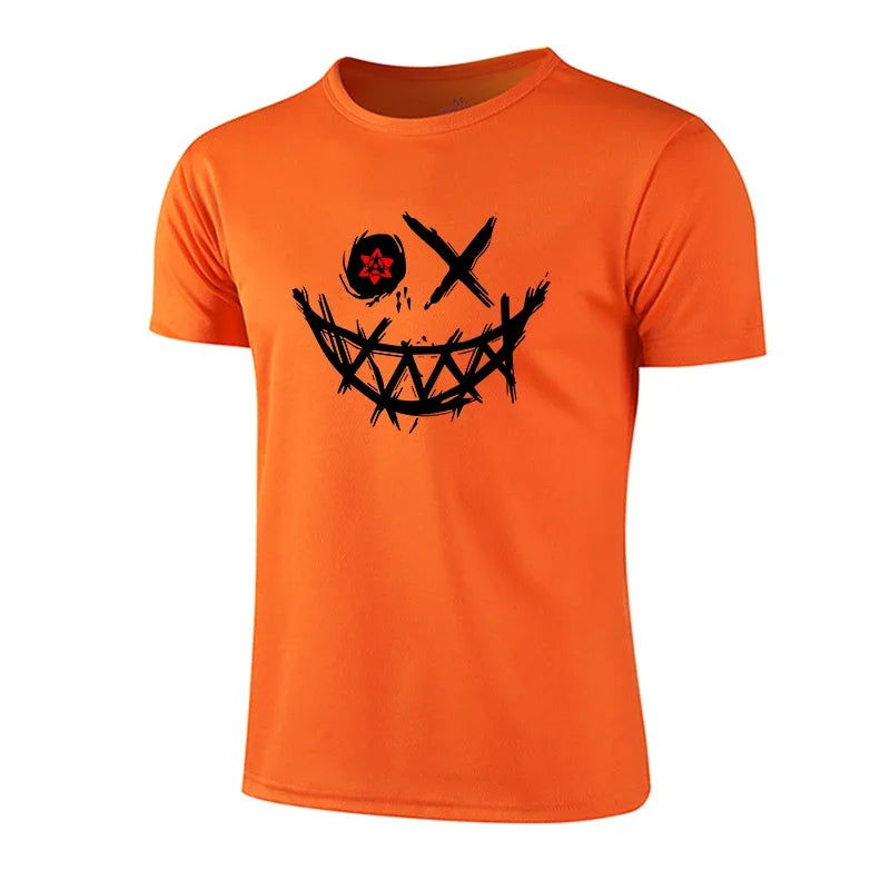 Mens Summer Exercise Training T-shirt High Quality Quick Dry Lightweight Male Casual Sports Top Outdoor Marathon Round Neck Tees