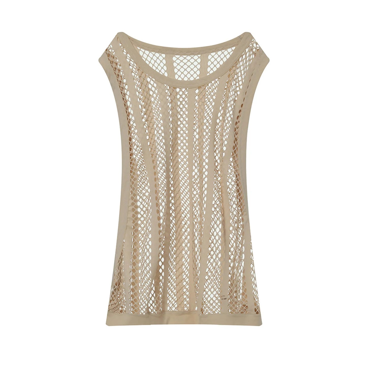 Mens Mesh Sheer Vest Bodybuilding Running Tank Tops Sexy Fishnet Fitness Sportwear Muscle Sleeveless Hollow Singlet Quick Dry