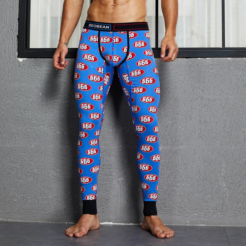 Men's long underwear, low waist warm Fashionable Autumn Long Johns