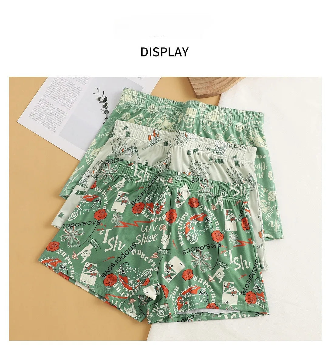 Men's Boxer Shorts Made of Polyester and Elastane